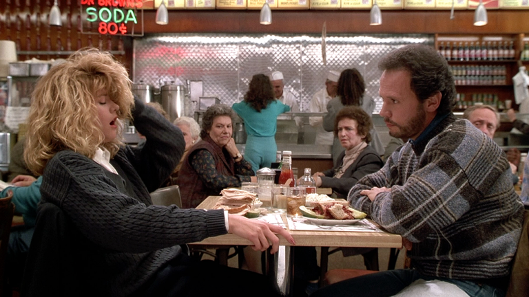 still image from film When Harry met Sally