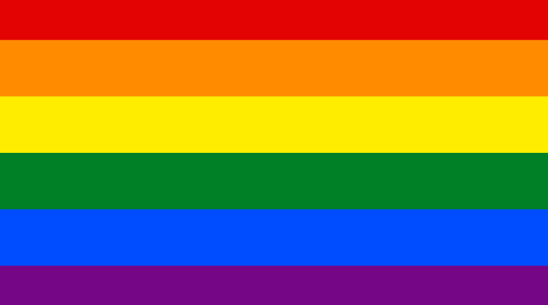gay flag colors short one